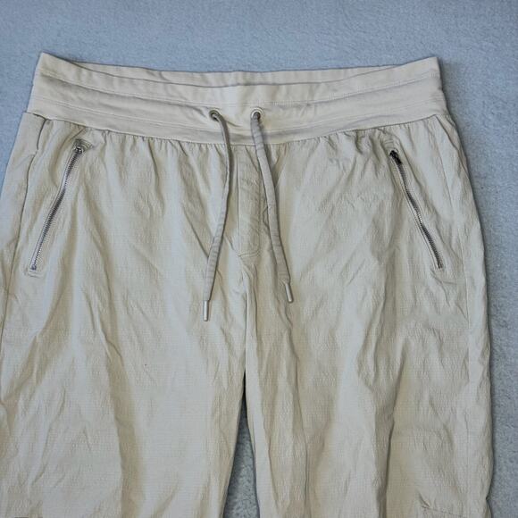 Athleta Women's Trekkie North Jogger Pants Ecru Tan Plus Stretch - Size 18 - Picture 3 of 10